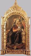 Fra Filippo Lippi Madonna and Child Enthroned oil painting artist